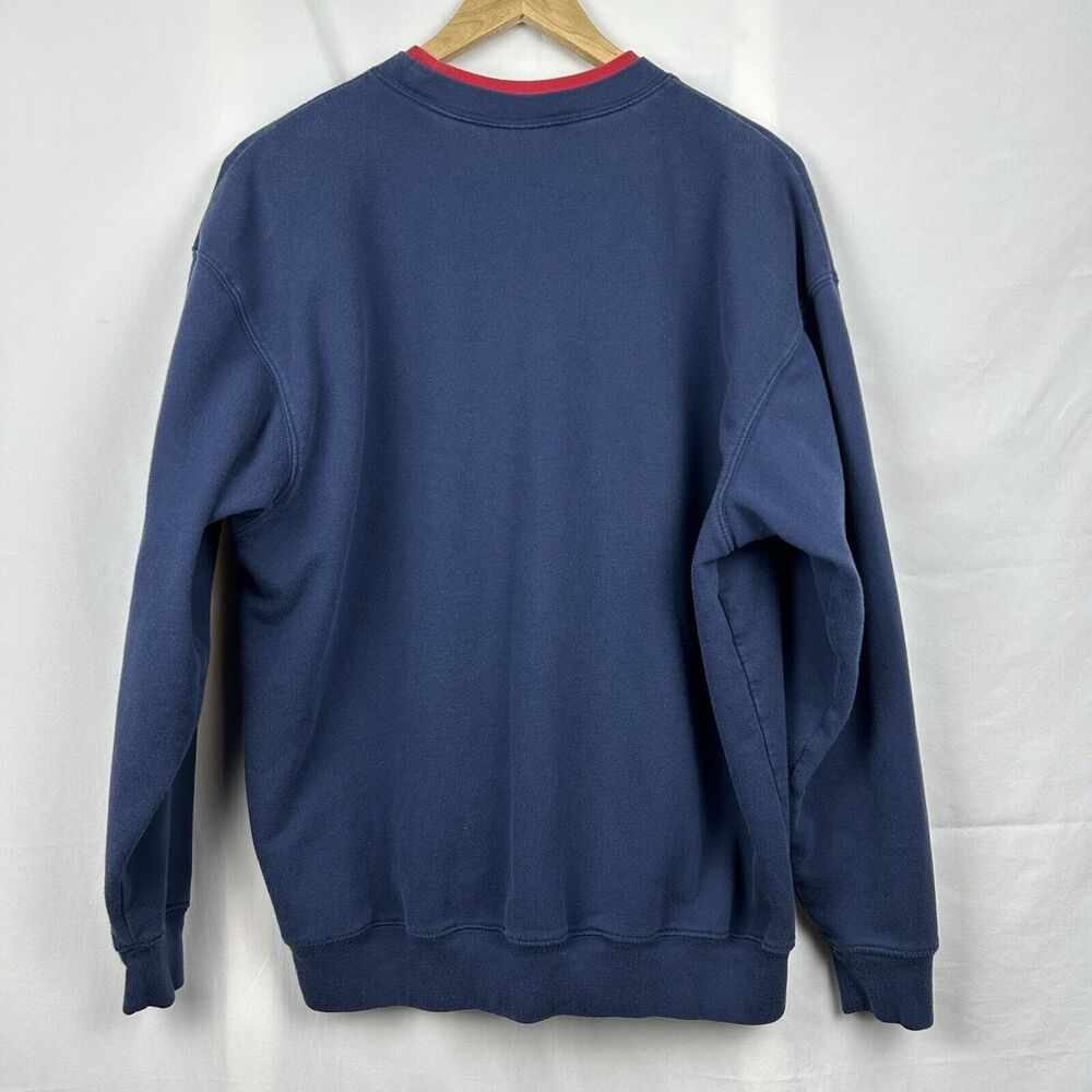 M & C Sportswear Sweatshirt Women’s XL Blue Grandma Santa Holiday Warm - Picture 6 of 8
